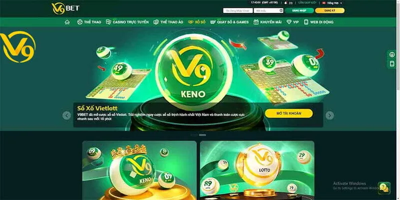 Giới thiệu các loại hình cá cược xổ số tại V9bet 